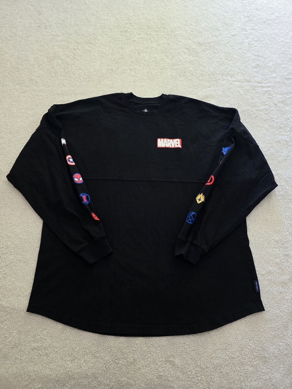 Disney Marvel Spirit Jersey, Adult Size XXL, GUC - Black